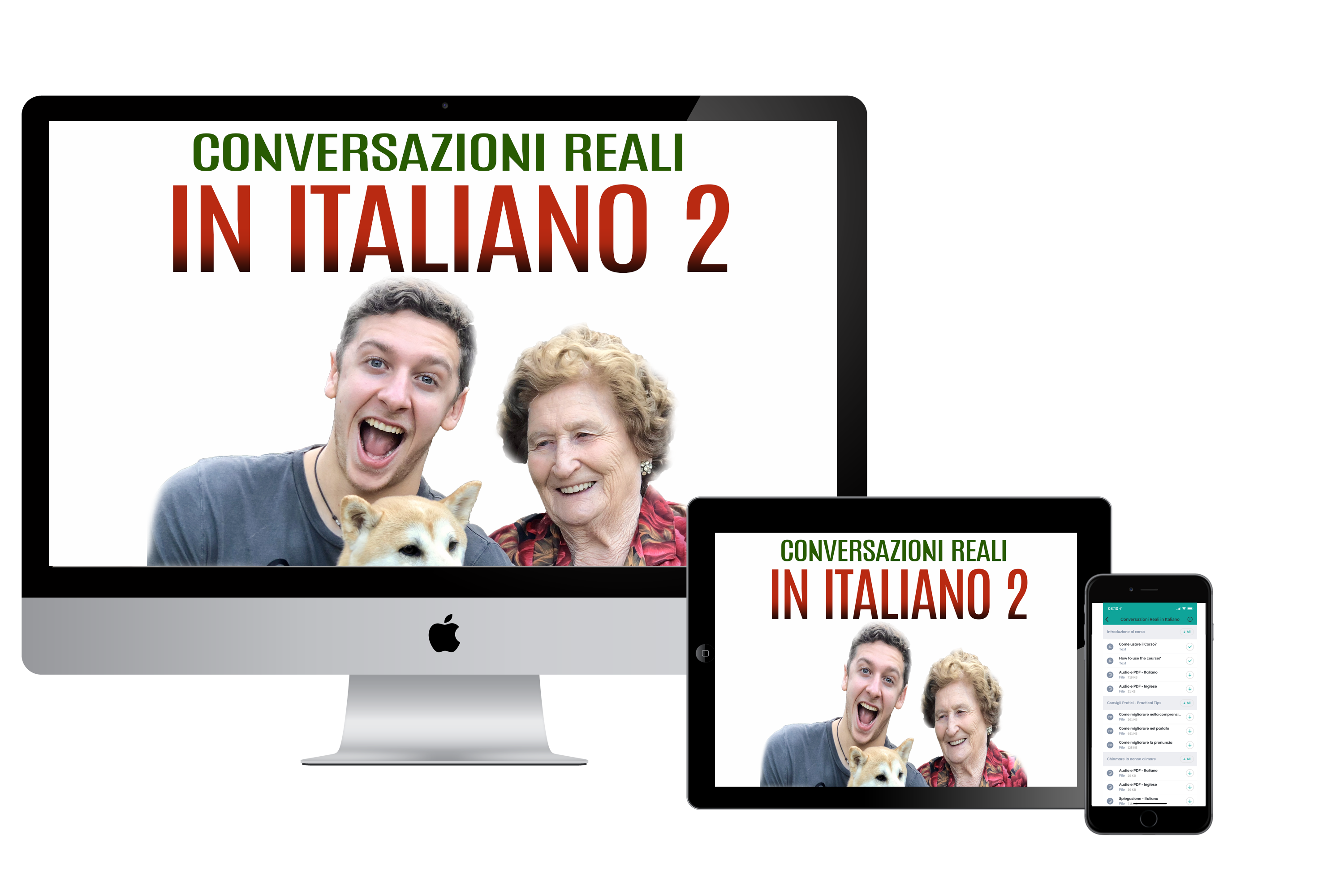 Conversazioni Reali in Italiano 2: corso digitale in PDF e MP3